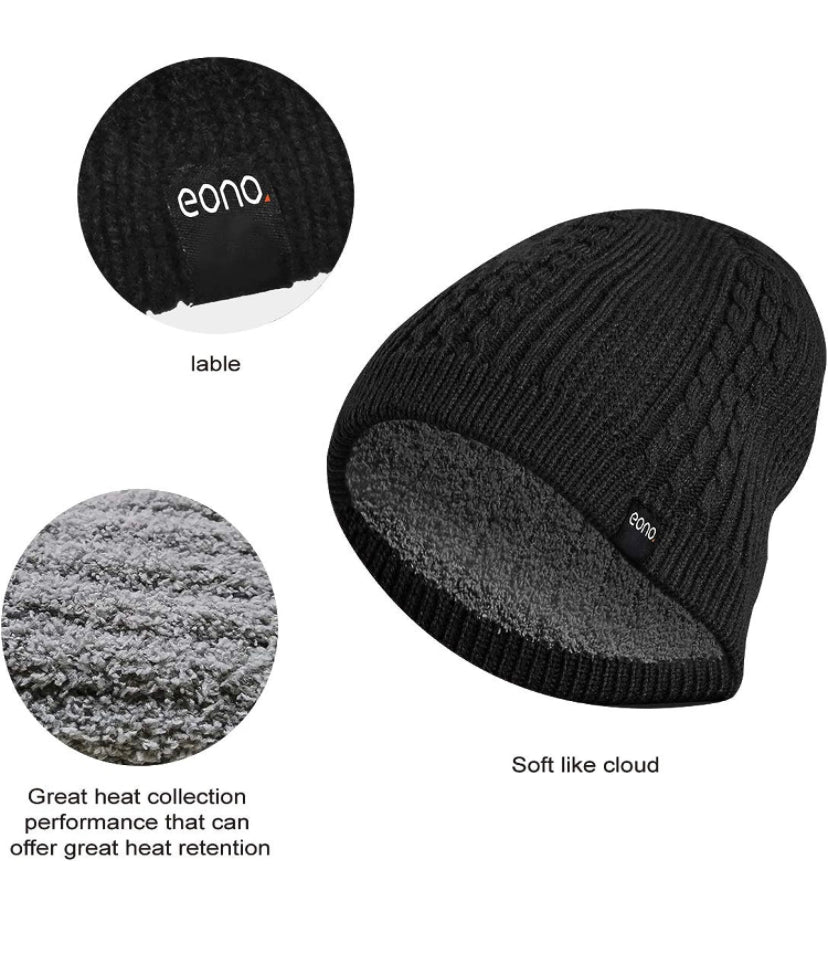 Eono Cappello Invernale per Uomo Donna Cappello Caldo Berretto in Maglia Morbido e Confortevole