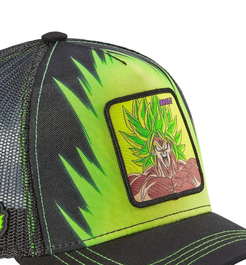 Capslab Broly Dragon Ball Super Broly Black/Green Trucker Cap