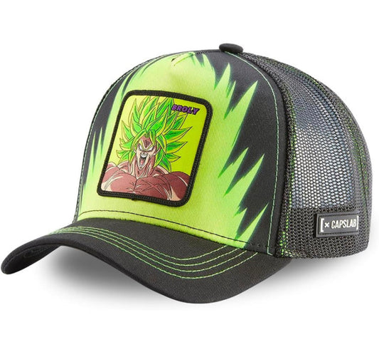 Capslab Broly Dragon Ball Super Broly Black/Green Trucker Cap