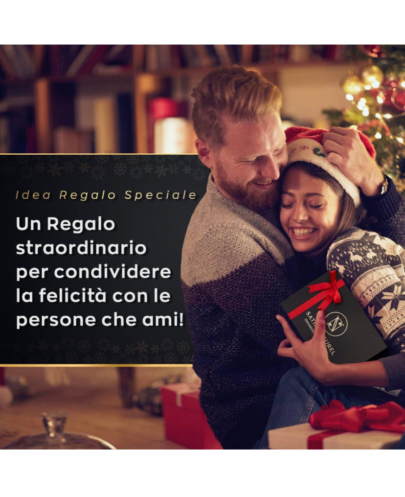 Regalo Donna - Skin Care Kit Viso Completo 3x30ml - Set Crema Viso Antirughe Vegano con Siero Acido Ialuronico, Siero Vitamina C + A&E e Siero Retinolo Viso - Regalo Donna Compleanno - Satin Naturel