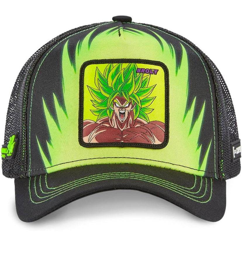 Capslab Broly Dragon Ball Super Broly Black/Green Trucker Cap