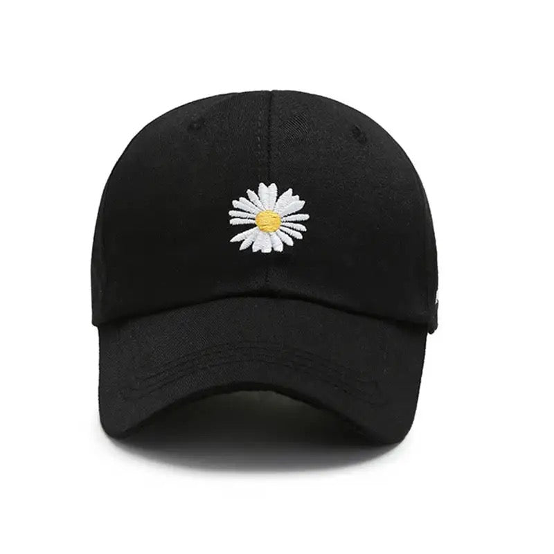 Cappello nero uomo/donna con girasole