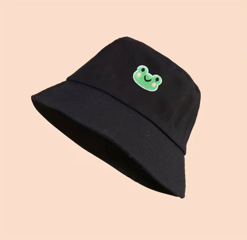 Cappello Da Pescatore Con Ricamo A Rana