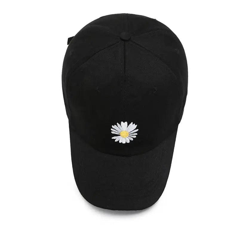 Cappello nero uomo/donna con girasole