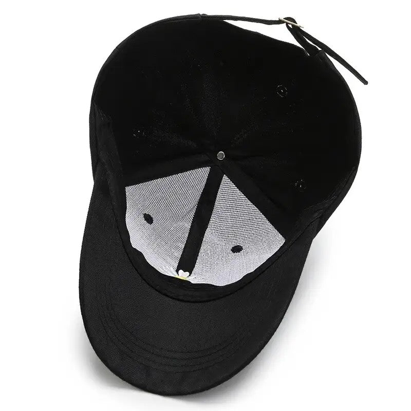 Cappello nero uomo/donna con girasole